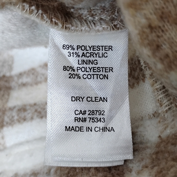 Joie Oversized Flannel Shirt Jacket XL Casual Cabincore Fall Preppy - Picture 6 of 6